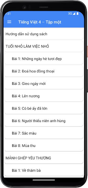 Tiếng Việt Lớp4 - Tập một Screenshot 3