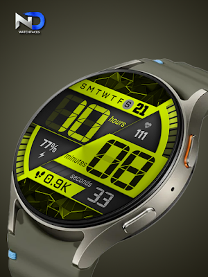 Futuristic Watchface —NDW074 Screenshot 1