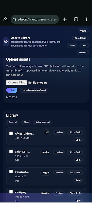 AI Data Presenter Screenshot 2
