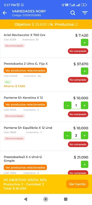 SuperAPP Vendedor SYT-Syscafe Screenshot 1