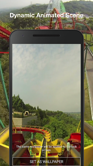 Roller Coaster Live Wallpaper Screenshot 1