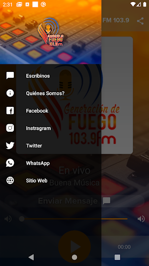 Generación de fuego fm 103.9 Screenshot 1