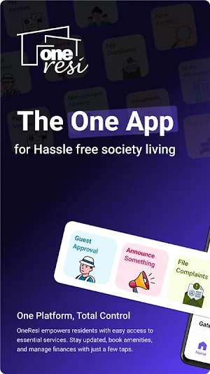 OneResi - Hassle Free Living Screenshot 0