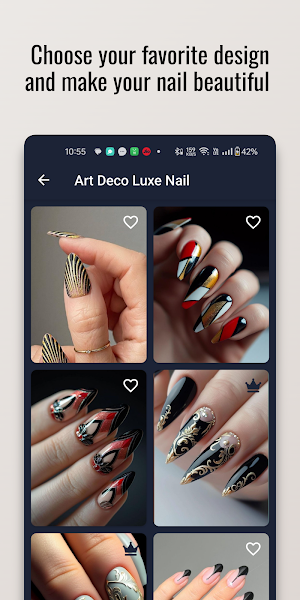 Art Deco Luxe Nail Design Screenshot 2