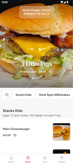 Stacks Burgers Screenshot 1