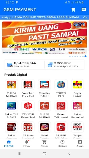 Agen Pulsa Murah = GSM Payment Screenshot 0