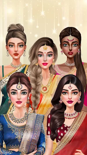 Indian Makeup & Dress Up Games Screenshot 1