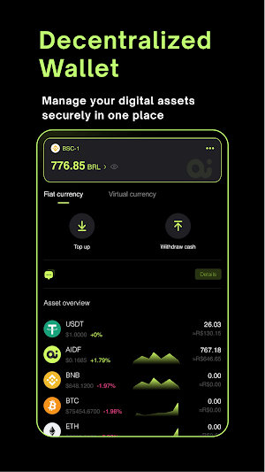 AIDF - Web3 Wallet & AI Screenshot 1