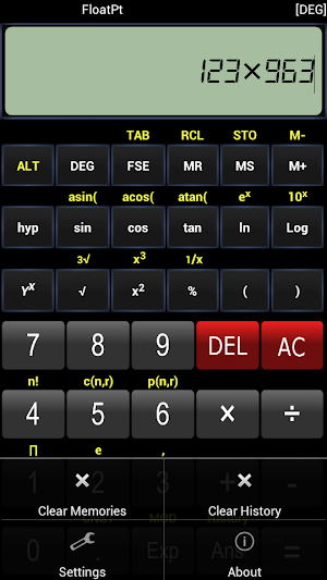 Scientific Calculator - FREE Screenshot 3