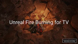 Unreal Fire Burning for TV Screenshot 0