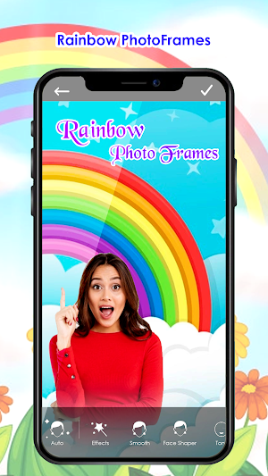Rainbow Photo Editor &  Frames Screenshot 2
