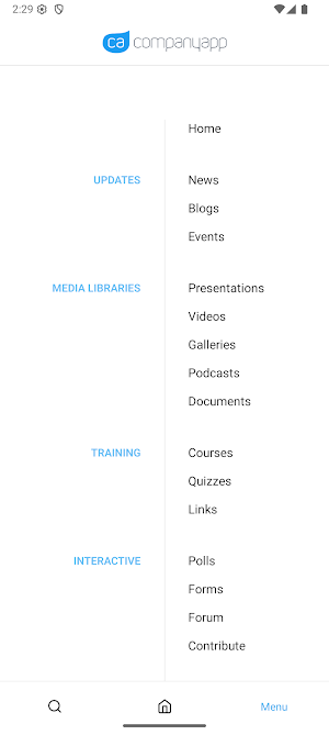 Companyapp Screenshot 1