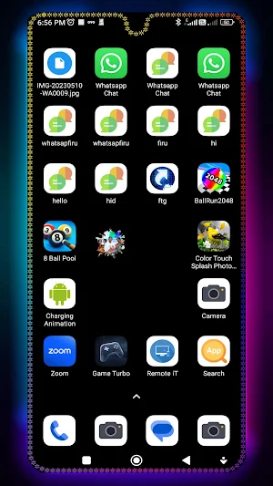 Mobile Edge Border Lighting Screenshot 2