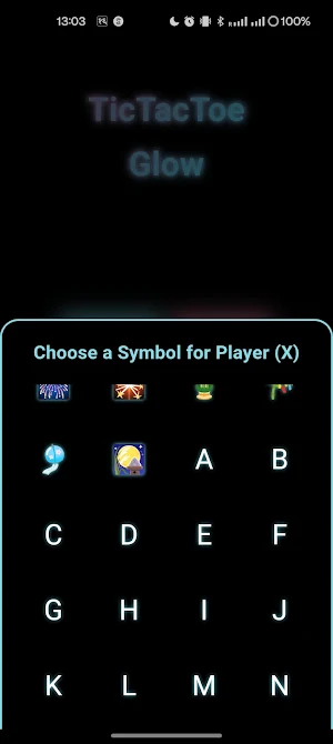 Tic Tac Toe Glow - Choices Screenshot 3