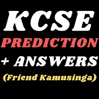 Kcse prediction: F. Kamusinga