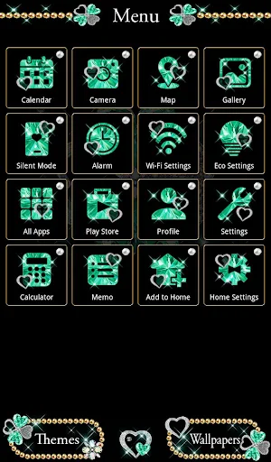 Emerald - May Birthstone Theme Screenshot 1