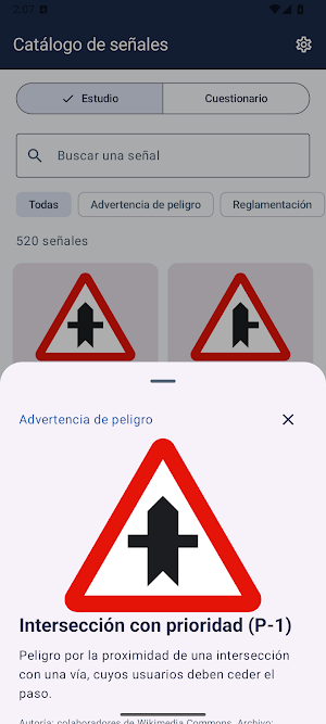 Señales Tráfico España Screenshot 1