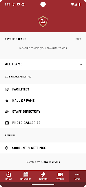 OLu Athletics Screenshot 1