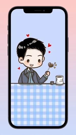 My Cartoon Couple Wallpaper HD Screenshot 2