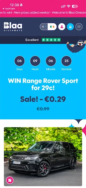 Blaa Giveaways Screenshot 3