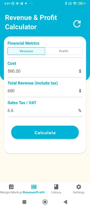 Margin & Markup Calculator Screenshot 2
