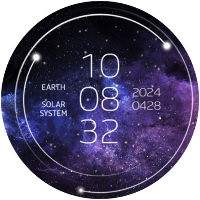 Galaxy Animated Watch Face