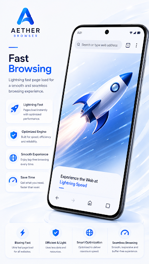 Aether-Fast & AdBlock Browser Screenshot 3