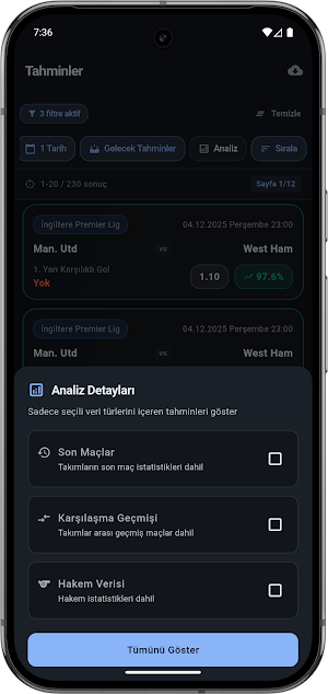 Banko Tahminler - İddaa Analiz Screenshot 2