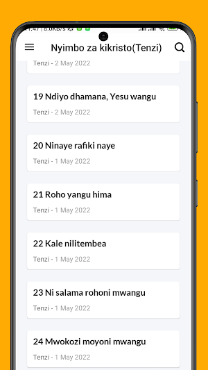 Nyimbo za Kikristo (Tenzi) Screenshot 2