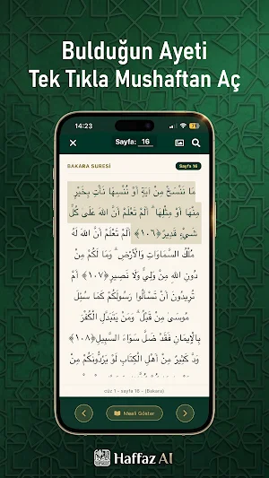 Haffaz AI: Ayet Bul Screenshot 1