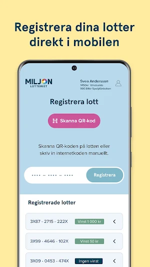 Miljonlotteriet Screenshot 2