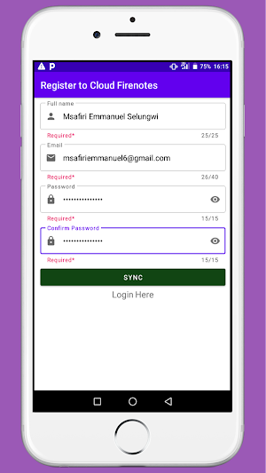 Cloud Firenotes Screenshot 2