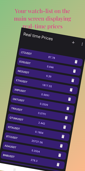 Live Crypto Price Widget Screenshot 0