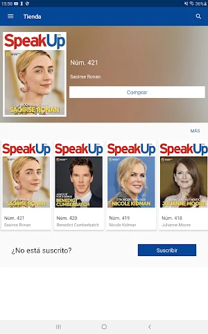 Speak Up Revista Screenshot 2