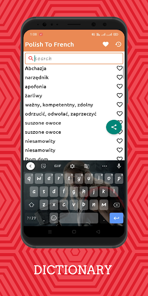 Polish To French Dictionary Of Screenshot 1