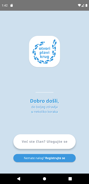 Otvori plavi krug Screenshot 0