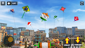 kite sim: patang wala game Screenshot 2