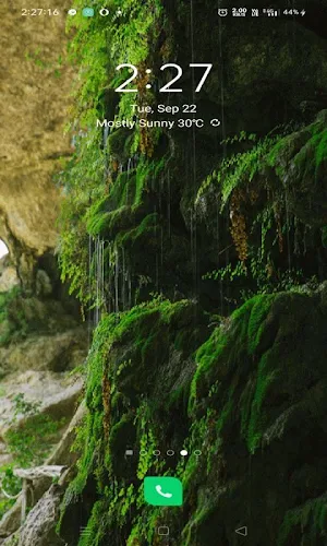 Rainy Plants Live Wallpaper Screenshot 2