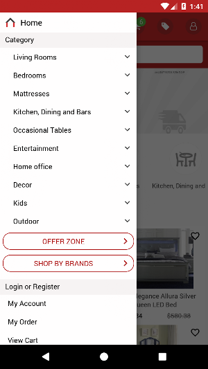 The Classy Home - Online Furniture Store Screenshot 1