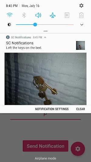 SC Notifications Screenshot 1