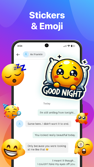 Messages: SMS Text Launcher Screenshot 1