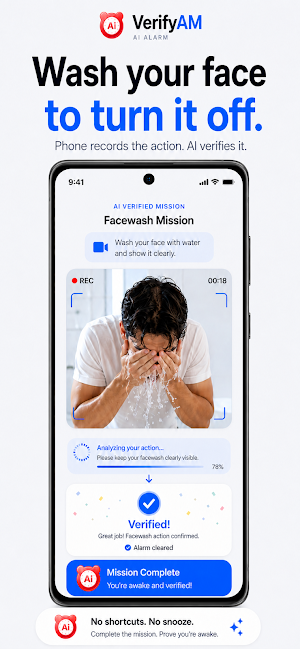 Verifyam:AI Video Task Alarm Screenshot 1