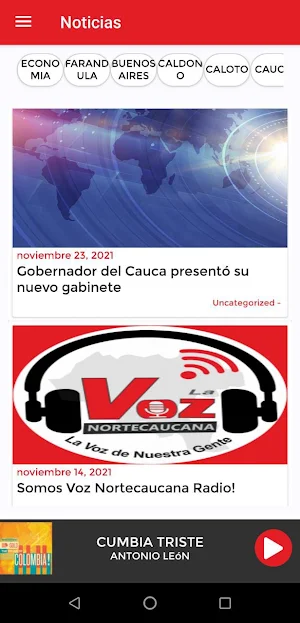 VOZ NORTECAUCANA Screenshot 2