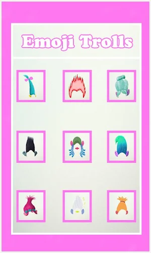 Trolls Emoji Stickers Face Screenshot 0