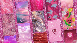 Pink Glitter Live Wallpaper Screenshot 0