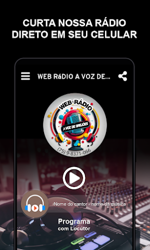 Web Rádio A Voz de Brejões Screenshot 0