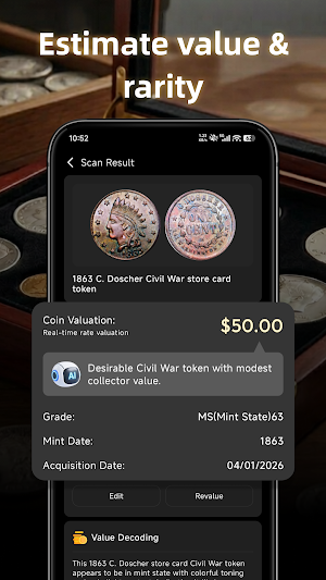 Rare Coin Checker - Scan &Snap Screenshot 1