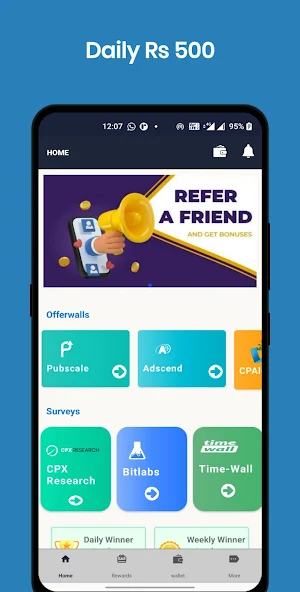 Reward King - Earning App Screenshot 0