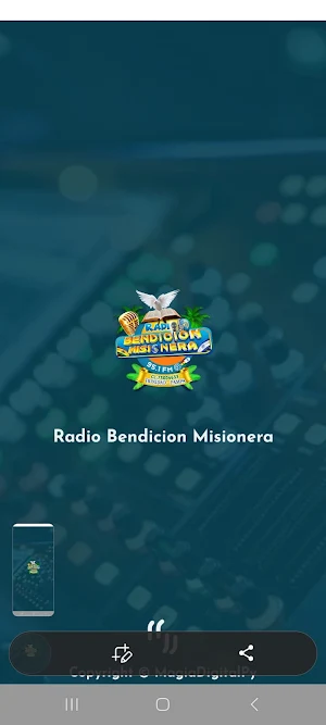 Radio Bendicion Misionera Screenshot 2