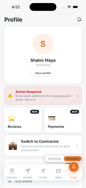 Contractors Hub Screenshot 1